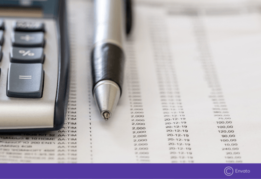 Finance statement from a company