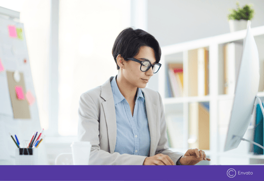 Woman listing her business on GTI's platform